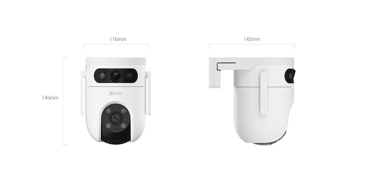 EZVIZ H9C Dual 3K (5MP + 5MP) Outdoor WiFi Camera