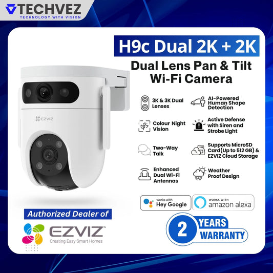 EZVIZ H9C Dual Lens 3MP + 3MP Outdoor Wifi Camera