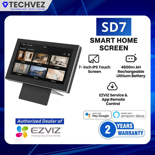 EZVIZ SD7 7 Inch Smart WiFi Touch Screen | Smart Security