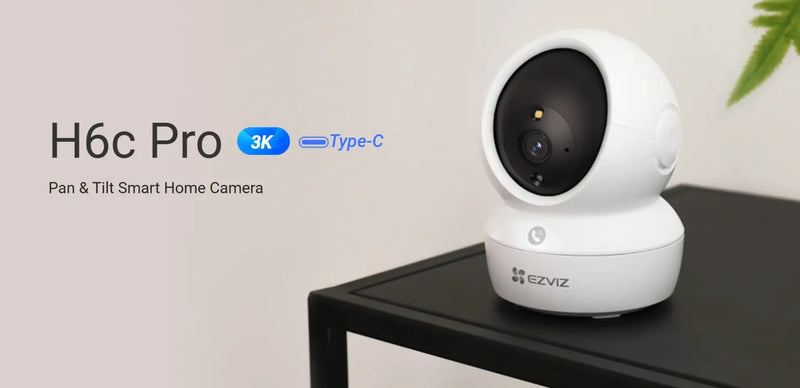 EZVIZ H6C Pro 5MP Smart Pan & Tilt WiFi Camera by Hikvision