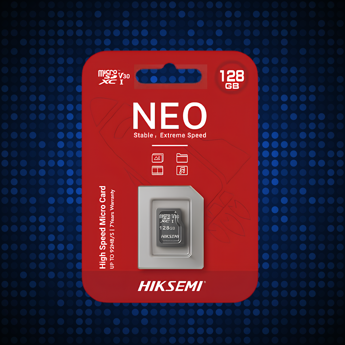 HIKSEMI 128GB Micro Card 92MB/s High Speed Storage