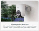 EZVIZ HB8 Lite 4MP 2K⁺ Smart Battery WiFi Camera by Hikvision