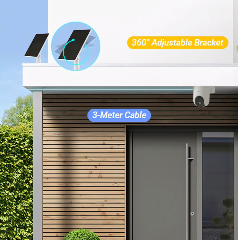 EZVIZ HB8 Lite 4MP Solar Panel Kit by Hikvision