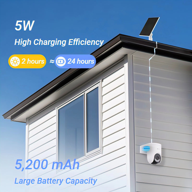 EZVIZ HB8 Lite 4MP Solar Panel Kit by Hikvision