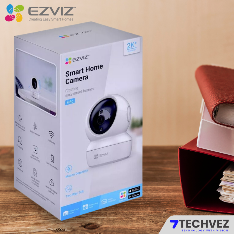 EZVIZ H6C Pro 5MP Smart Pan & Tilt WiFi Camera by Hikvision