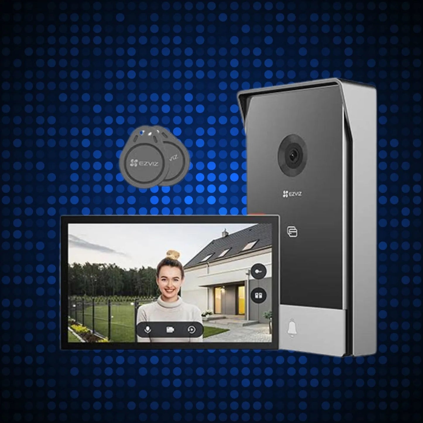 EZVIZ HP5 Smart Video Doorphone | 1080p Touch Screen
