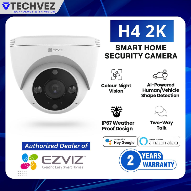 EZVIZ H4 2K Smart WiFi Camera by Hikvision