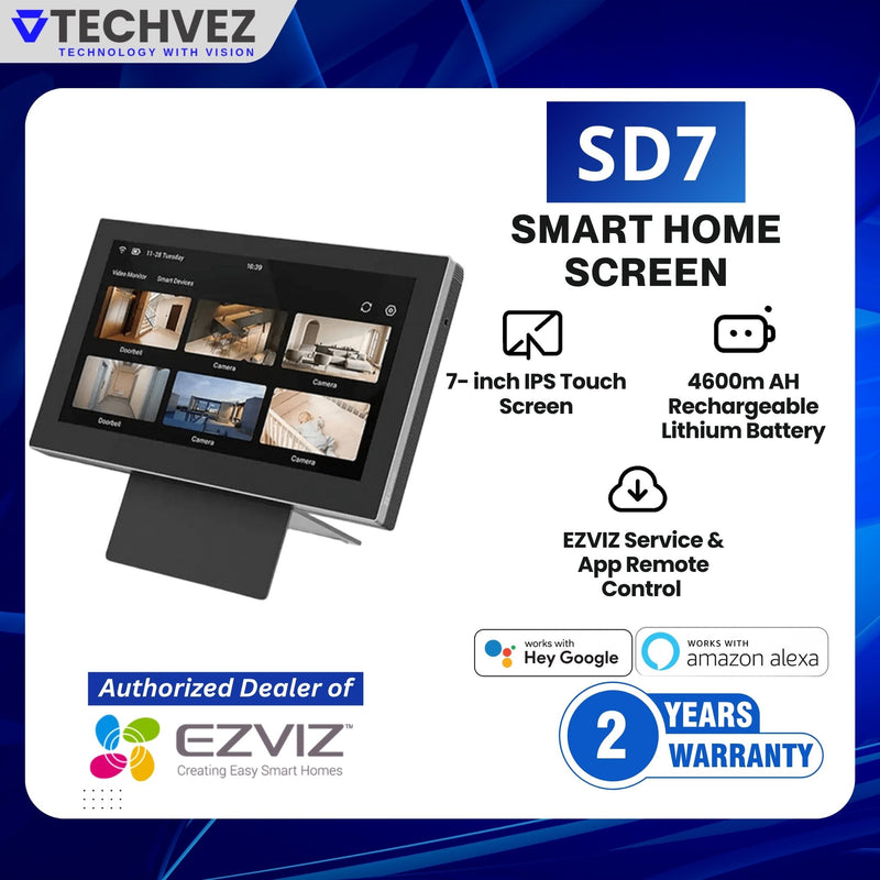EZVIZ SD7 Smart 7-Inch Wi-Fi Touch Screen by Hikvision