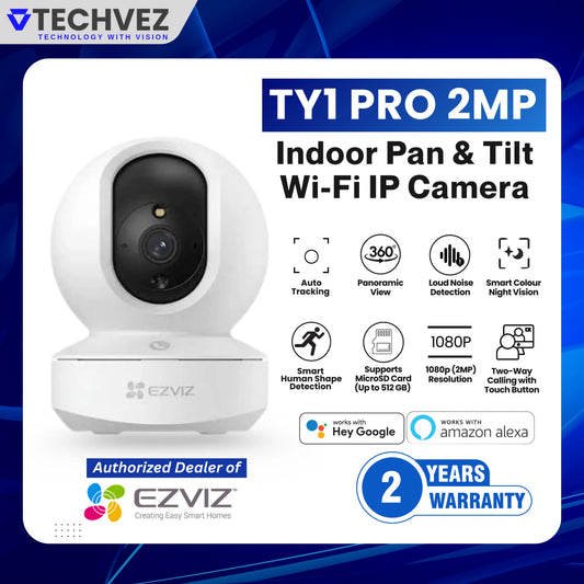 EZVIZ TY1 Pro 2MP Indoor WiFi Camera Pan Tilt