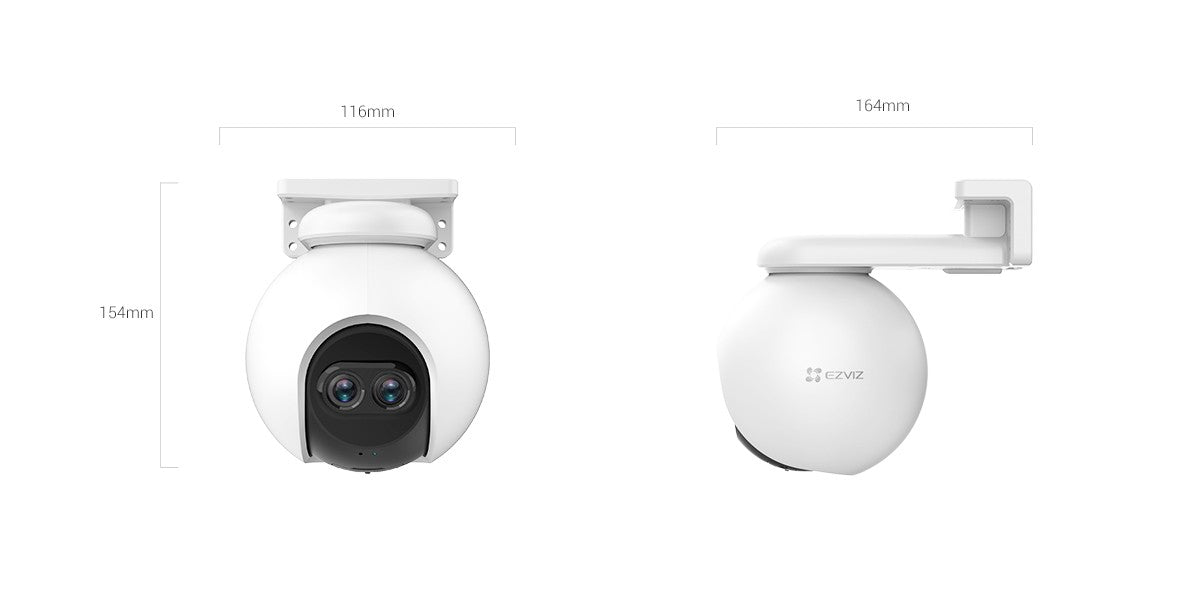 EZVIZ C8PF Dual Lens Outdoor WiFi Camera
